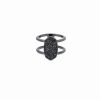 * Kendra Scott Elyse Gunmetal Ring In Black Drusy | Rings