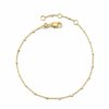 * Kendra Scott Single Satellite Chain Bracelet In 18K Yellow Gold Vermeil | Bracelets