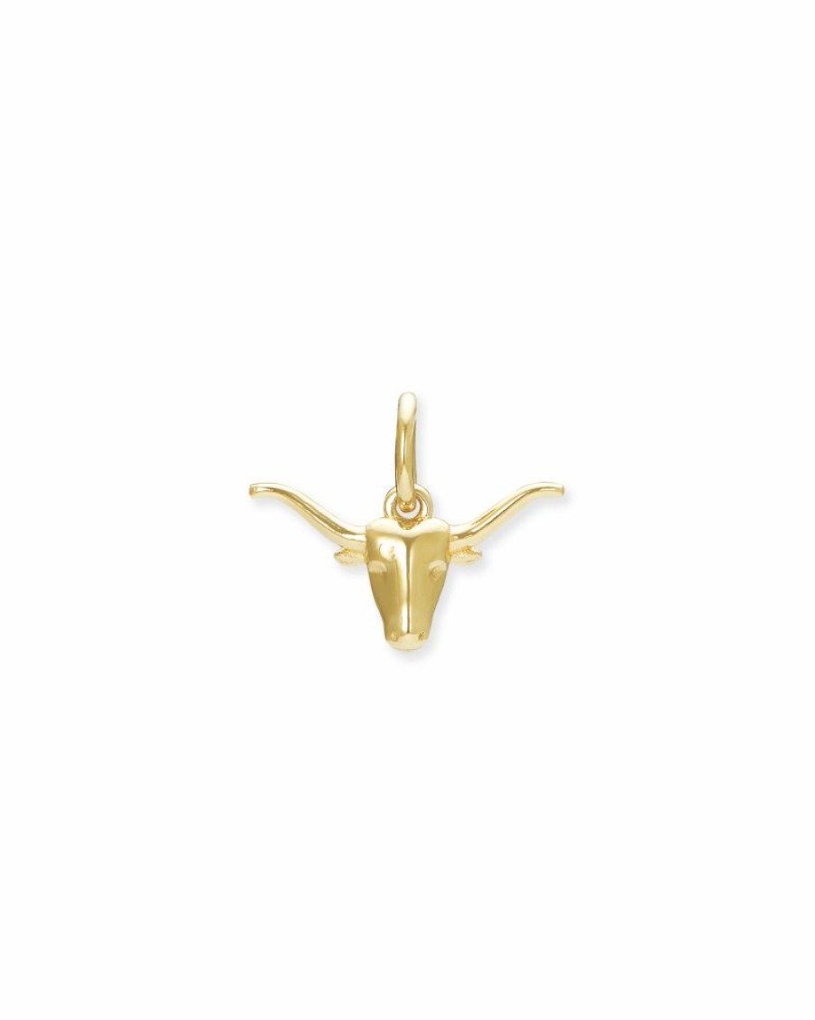 * Kendra Scott Longhorn Charm In 18K Gold Vermeil | Bracelets