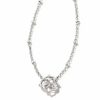 * Kendra Scott Kelly Short Pendant Necklace In Silver | Necklaces